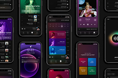 Migvan (2021) b2c mobile music product design schedule storybook ui ux