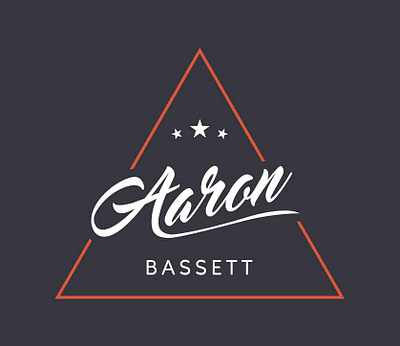Aaron Bassett logo art brand branding design illustration logo minimal retro simple ui vector