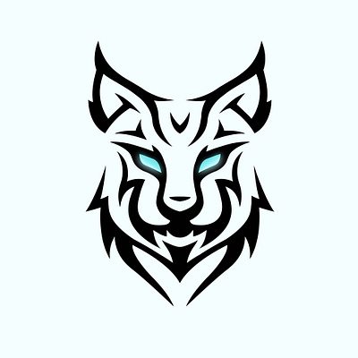 Lynx illustration art brand branding design illustration logo lynx minimal simple ui vector