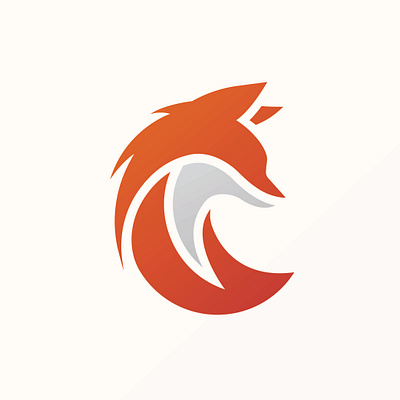 Fox logo art brand branding design fox illustration logo minimal simple ui vector
