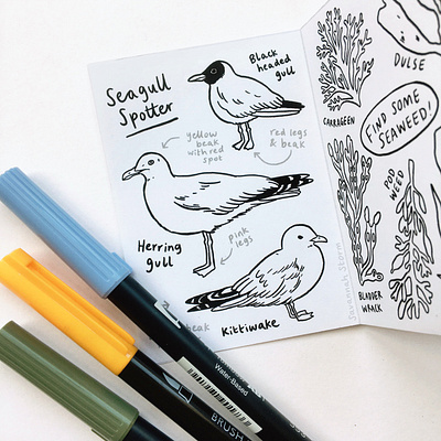Mini Scavenger Hunt colouring book illustration educational illustration illustration line drawing non fiction book scavenger hunt uk illustrator