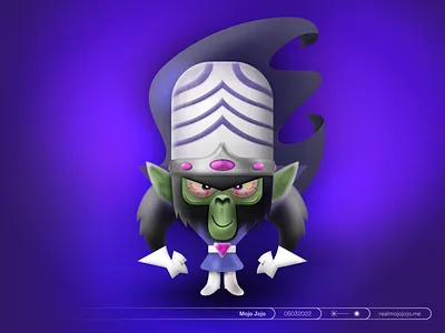 Mojo Jojo cartoon figma figma illustration graphic design