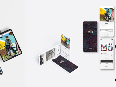 Mö E-Comm and App app branding design graphic design logo typography ui ux vector