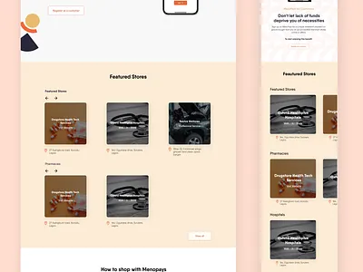 MP Landing Page app design typography ui ux we web