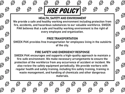 OUR HSE POLICY business