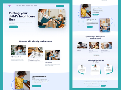 Hospital website hospital ui website