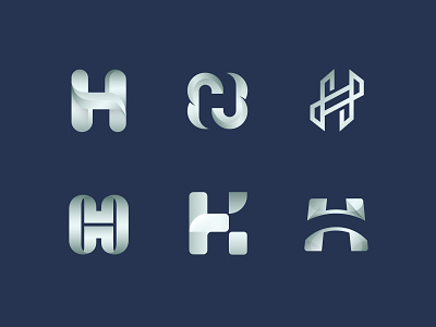 H logo Concept brand brand designer brand identity branding design icon identity logo logo designer logos logotype modern logo ypography