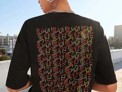 SHEIN x Skilline apparel clothing fashion geometric graphic design illustration line lineart logo merchandise monoline pattern street t-shirt