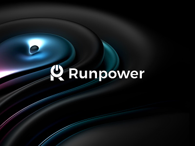 Runpower logo branding custom logo icon identity logo logo mark logodesign mark minimal power symbol tech technology