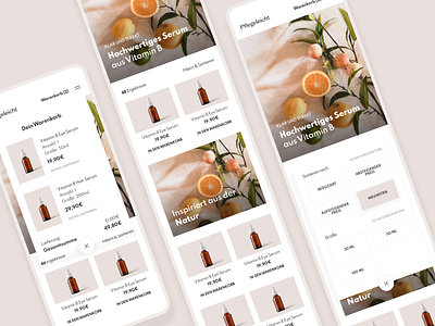 Beauty Shop hommage beauty beauty products beauty shop cart design design e commerce e commerce design ecommerce interface online shop online shop design ui ui ux uidesign user interface design webdesign