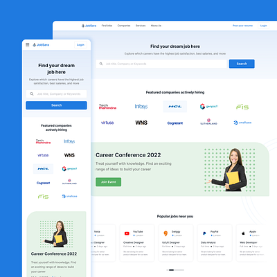JobSara branding dailyui design designer dribble interface productdesign typography ui uitrends uiux userexperience userinterface ux