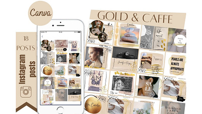 Facebook & Instagram template canva design instagram instagram templates post instagram templates posts instagram social media templates templates