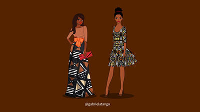 African_Style africa design fashion illustration vector