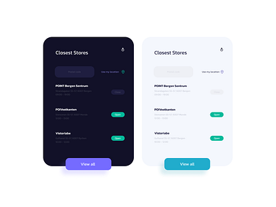 Stores list design UI app app design branding dashboad dashboard design illustration logo menu product stores design typography ui ux vector