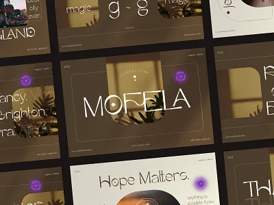 Mofela - Sans Display Font sans beautiful font sans lovely font typography