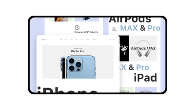 iStore app apple branding creative design graphic design product design store ui ux xd design