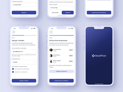 MediPlan | Mobile App Design android app design interface mobile ui ux