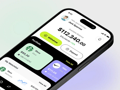 Trading Crypto Mobile App UI UX Design