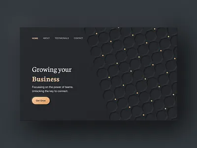 Business Landing page agency branding business corporate creative dark darkmode darktheme landing page marketing minimal portfolio startup ui webdesign