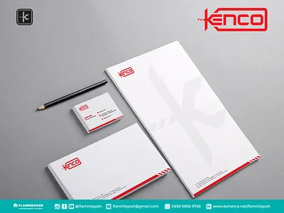 Kenco Logo design branding design flaminkgosh illustration logo typography vector
