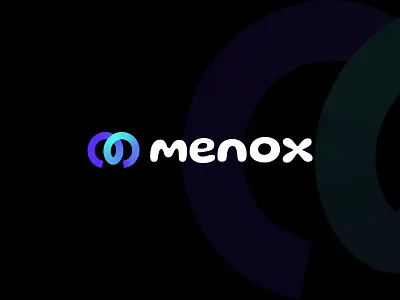 menox logo concept api app blockchain branding coding crypto design icons it letter logo logo design logos m mark modern software technology