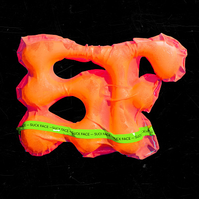 Suck Face 3d cinema4d clo3d illustration lettering redshift sf typography