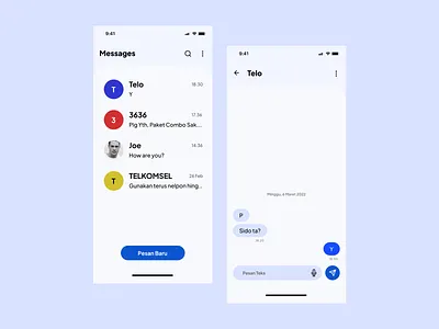 Messages App design graphic design message message app messages messages app mobile app design mobile ui ui ui design uiux user interface ux design
