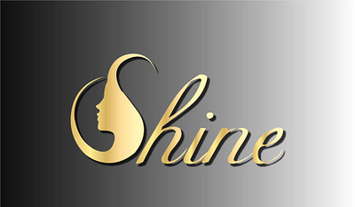 SHINE BEAUTY LOGO beautylogo creative logo graphic design logo shine logo skincare logo spa logo unique logo woman logo