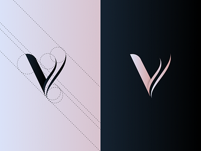 Vani’s Beauty - Brand Logo 3d animation branding design dribbble best shot figma flayer design flower graphic design icon illustration logo motion graphics ui ux v vector