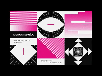 DEKORMUNKA advertisement branding business card case study decor graphic design identity illustration letterhead logo logo concept logo design logomark logotype minimal modern print stationary vector