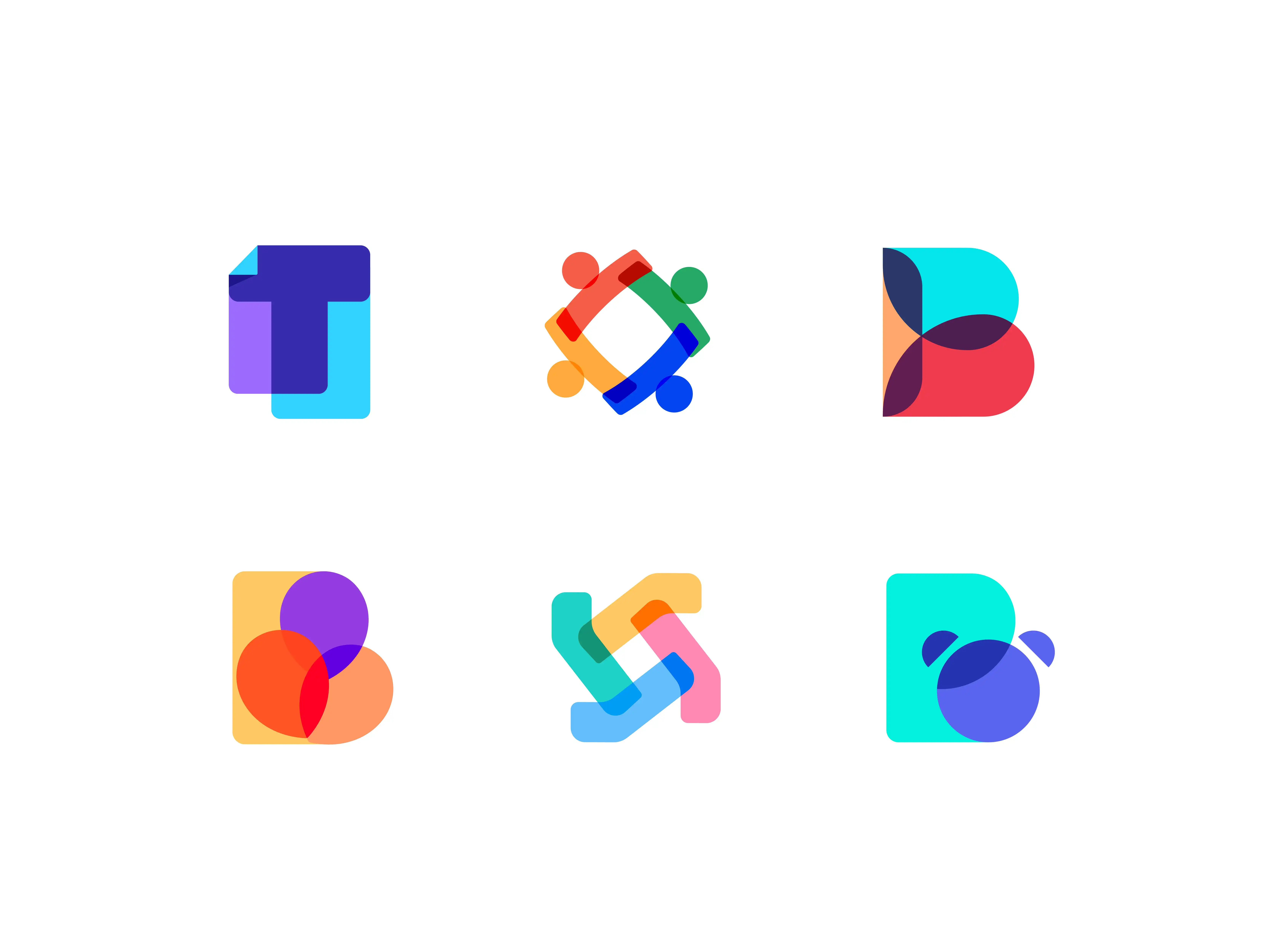 Modern Logo Collection 2022 | Overlapping Logo Mark brand branding business logo colorfull logo conceptual logo corporate logo creative logo logo logo design logo ideas logo marks logos logotype modern logo modern logo makrk collection overlay logo professional logo typography logo unique logo