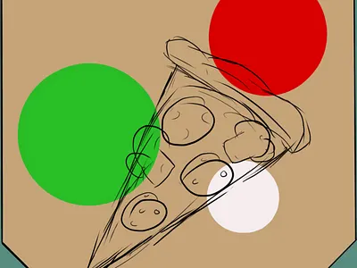 Pizza box branding design graphic design illustration logo