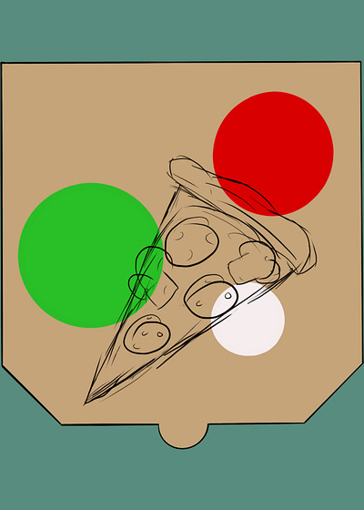 Pizza box branding design graphic design illustration logo