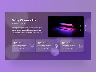 Techency – It & tech Agency Glassmorphic PowerPoint Presentation business creative design feedback glassmorphism illustration it marketing mockup our vision powerpoint powerpoint template presentation pricing product sales app seo service team tech agency