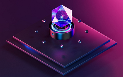 Gemstone 2 3d animation c4d cinema4d graphic design motion graphics redshift