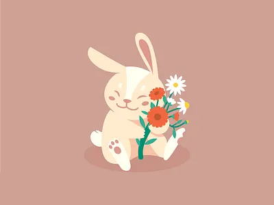 Botao. Cutie rabbit animal baby branding character cosmetics cute design drawing graphic design illustration kids logo organic packaging sweet vector