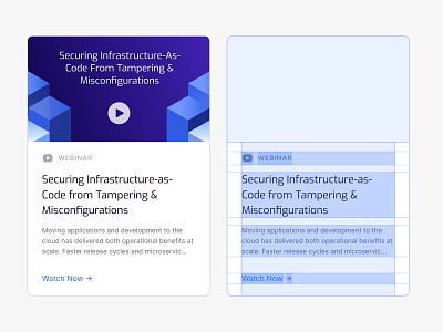 Card Layout branding card component cta design system figma grid guiddelines guides layout now play player resources ui ui component ui kit video watch webinar