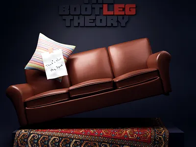 The Bootleg Theory art artwork blender branding color design flat illustration logo ui