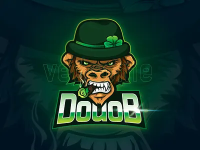 Logo Mascot digitalart illustration logo mascot streaming vector