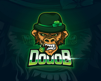 Logo Mascot digitalart illustration logo mascot streaming vector