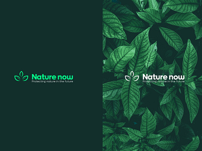 Nature now Logo Design animation awesome branding clean creative designer graphic design icon logo line logo logo logos mind blowing minimal nature pinterest stunning ui uidesign vector logo vector trace logo