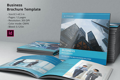 Square Corporate Brochure brochure template business business brochure business profile clean company brochure company profile corporate corporate brochure creative finance indesign template instant download minimal modern multipurpose professional square brochure square business brochure square corporate brochure