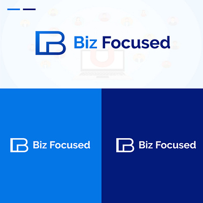 Biz Focused Logo branding creative logo design ecommerce logo grid logo logo logo design modern logo tech logo
