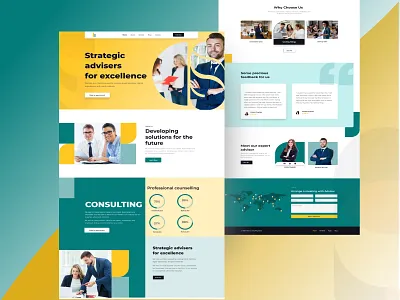 Financial Consulting Business Website accounting business website consulting website finance company finance website financial consulting business investment website ui ui design uiux ux
