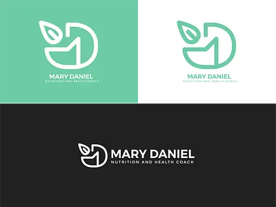 Logo MD (Nutrition and Health) branding design for sale forsale health illustration logo logo des logo design simple ui ux vector