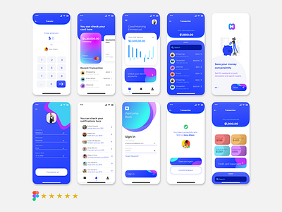 App for a FinTech company figma graphic design graphics designer iphone ui mobile ui ui ui designer web ui