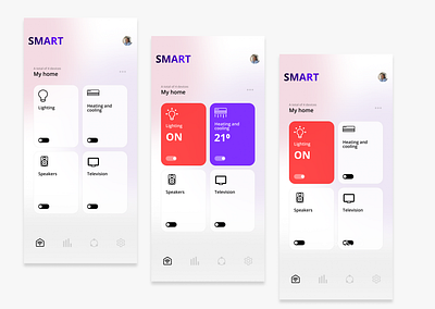 Smart app design illustration ui ux