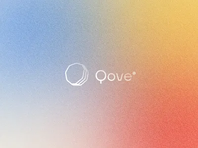Qove app brand branding brandmark clean color iconography letter logo logotype minimalistic monogram vector wordmark