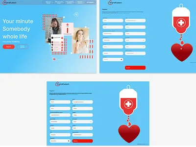 Transfusion app design ui