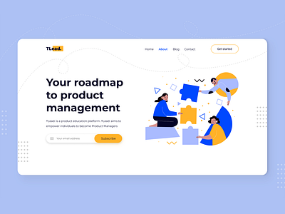 Product Management Educational Platform branding design ui ux web design